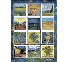 Лист стикеров «Van Gogh»