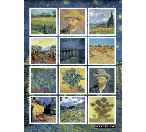 Лист стикеров «Van Gogh»