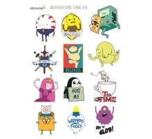 Лист стикеров Stickerlab - Adventure Time #3