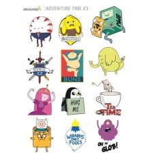 Лист стикеров Stickerlab - Adventure Time #3