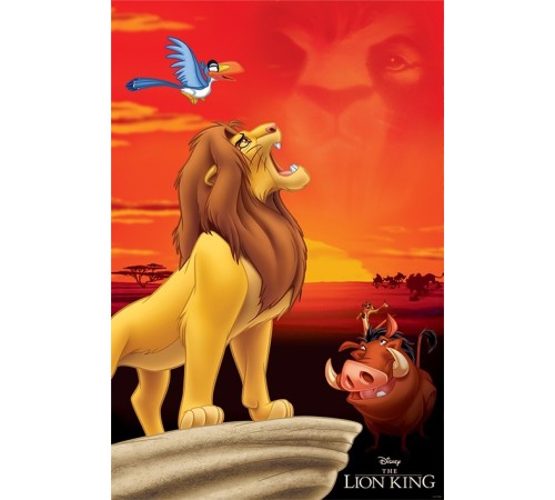 Постер The Lion King (King of Pride Rock) А1