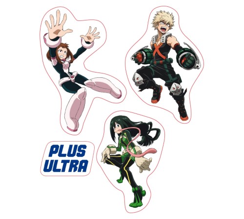 Наклейки My Hero Academia - Stickers - 16x11cm/ 2 Sheets - UA High School X5 ABYDCO508