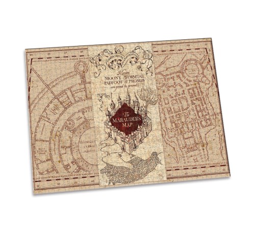 Пазл Harry Potter Jigsaw puzzle 1000 pieces Marauder's Map ABYJDP002