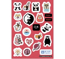 Лист стикеров «TUMBLR JAPAN»