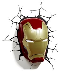 Светильник 3D Iron Man Mask