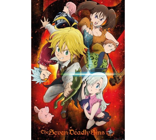 Постер SEVEN DEADLY SINS Key Art 1 А1 (393) MX00008