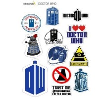 Лист стикеров Stickerlab - Doctor Who