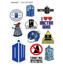 Лист стикеров Stickerlab - Doctor Who