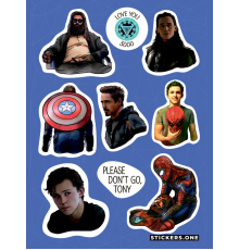 Лист стикеров Stickers-One «Marvel #4»