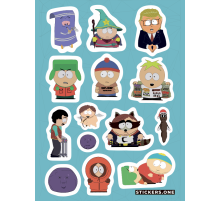 Лист стикеров Stickers-One - South Park