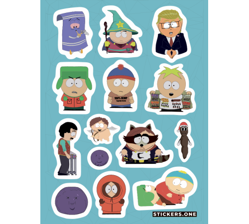 Лист стикеров Stickers-One - South Park