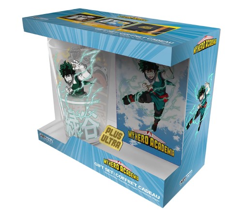 Набор подарочный My Hero Academia Heroes Бокал 400ml + значок + Записная книжка ABYPCK216