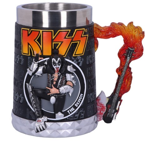 Кружка KISS Flame Range The Demon Tankard 600мл B5183R0