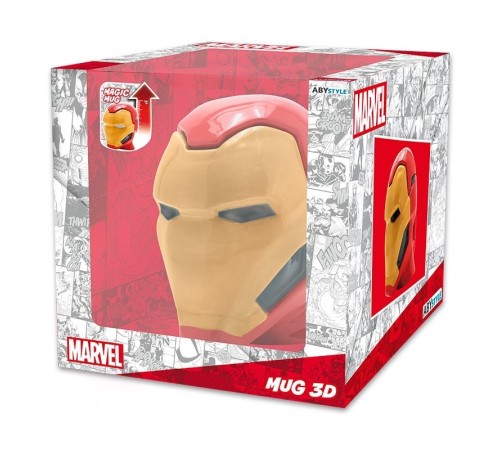 Кружка 3D ABYstyle: MARVEL: Mug 3D: Heat Change: IRON MAN x2 ABYMUG421