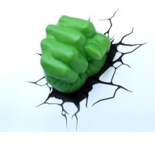 Светильник 3D Hulk Fist