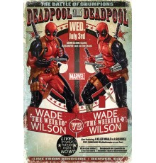 Постер DEADPOOL (WADE VS WADE) А1