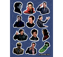 Лист стикеров «Benedict Cumberbatch»