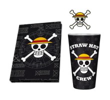 Набор подарочный One Piece Ван-Пис: Бокал 400ml + значок + Записная книжка ABYPCK197