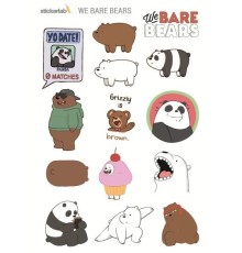 Лист стикеров Stickerlab - We Bare Bears