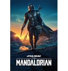 Постер Star Wars: The Mandalorian (Nightfall) A1