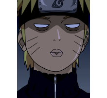 Открытка Naruto Face