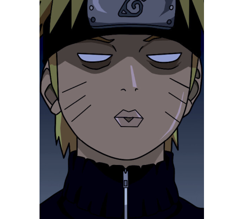 Открытка Naruto Face