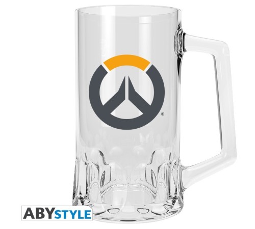 Кружка стеклянная ABYstyle: OVERWATCH: Logo ABYVER096