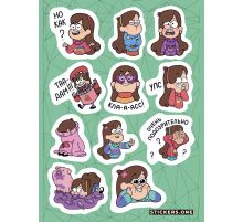 Лист стикеров «Mabel Pines»