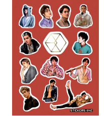 Лист стикеров Stickers-One - EXO #2