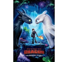 Постер How To Train Your Dragon (One Sheet) А1